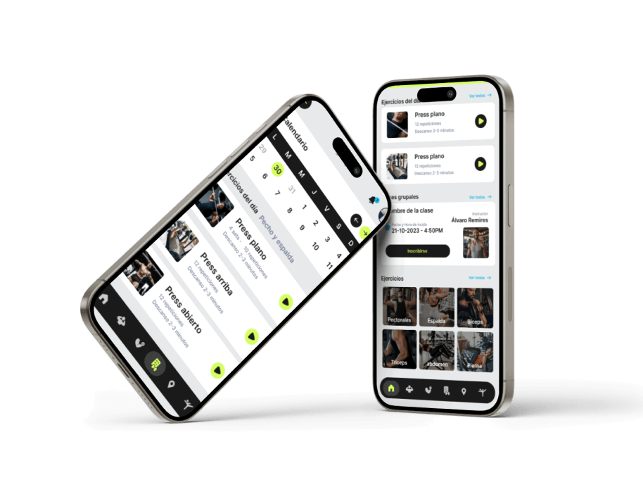 Mockup app BestBodyGym